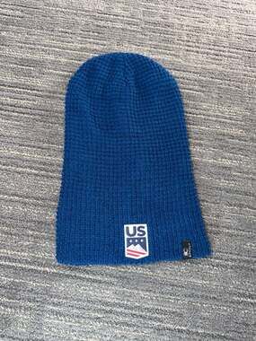 Spyder US Ski Team Vertex Knit Beanie Blue